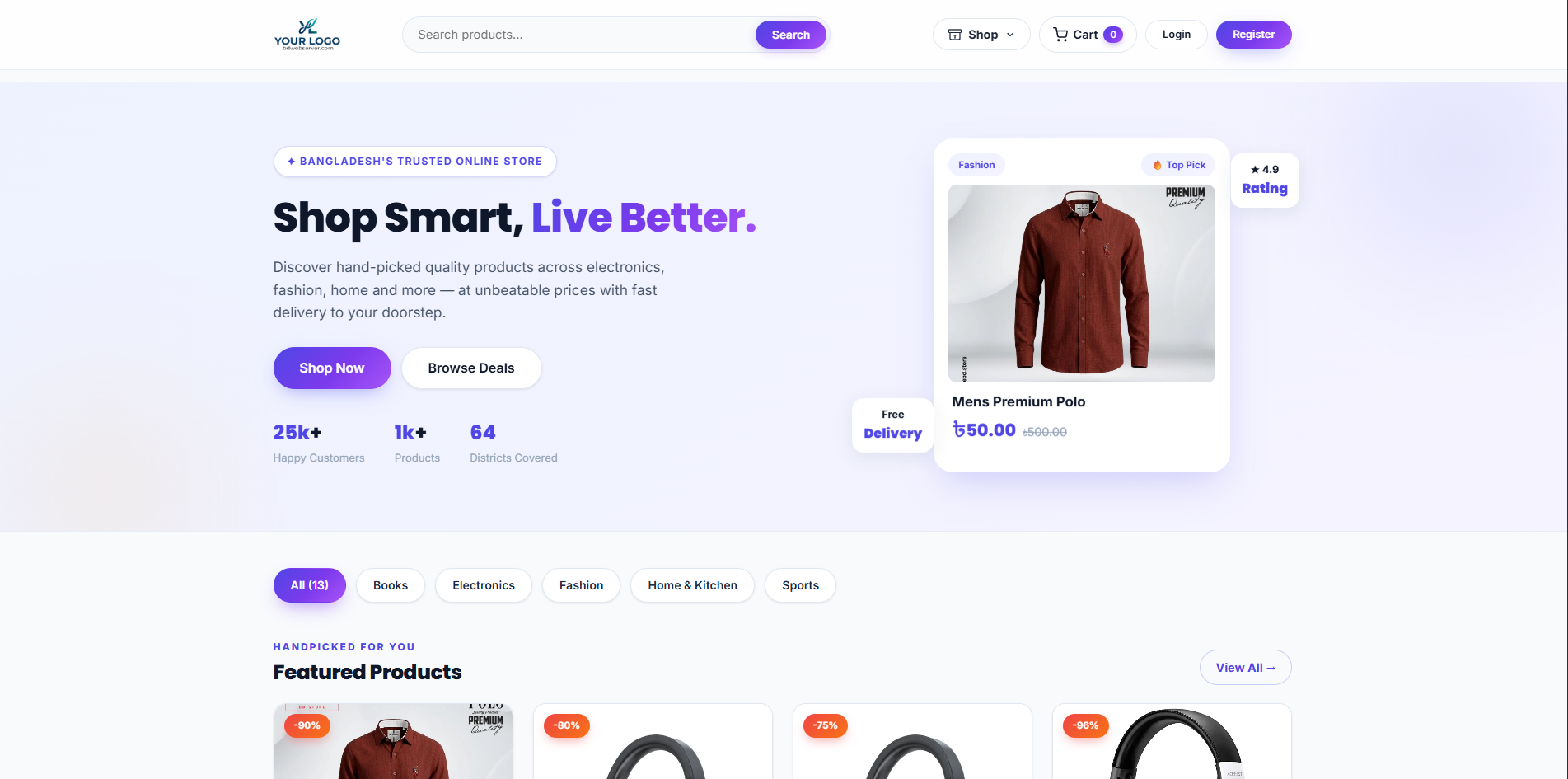 E-commerce Shop Script PHP